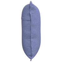 Cuscino per Schiena Blu jeans 60 x 19 x 50 cm Tessuto 42014672