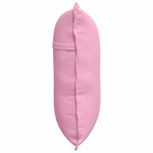 Cuscino per Schiena Rosa 60 x 19 x 50 cm Tessuto 42014673