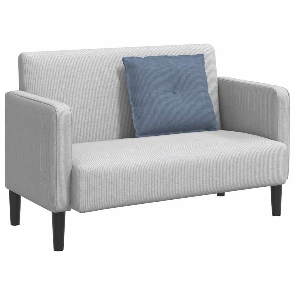 Cuscino per Schiena Blu 60 x 50 cm Tessuto in Cords 42014696