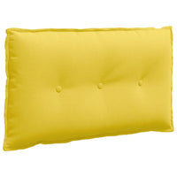Cuscino per Schiena Giallo Chiaro 80 x 19 x 50 cm Tessuto 42014710