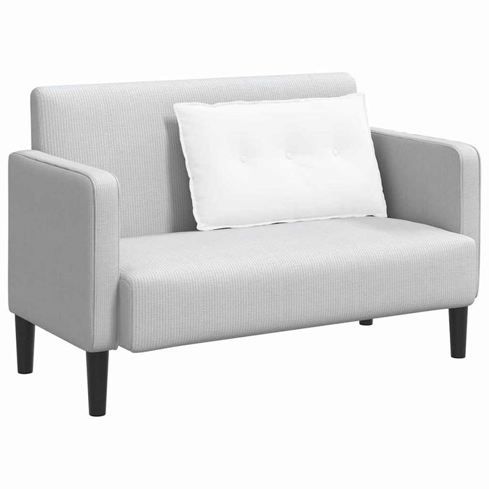 Cuscino per Schiena Bianco 80 x 19 x 50 cm Tessuto 42014712