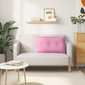 Cuscino per Schiena Rosa 80 x 19 x 50 cm Tessuto 42014716