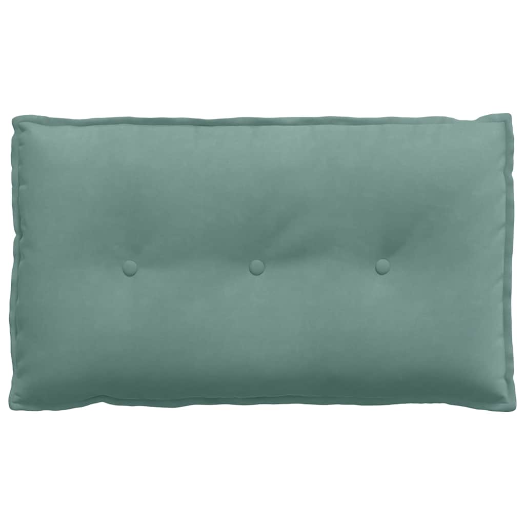 Cuscino per Schiena Verde Mare 80 x 50 cm Tessuto in Cords 42014728