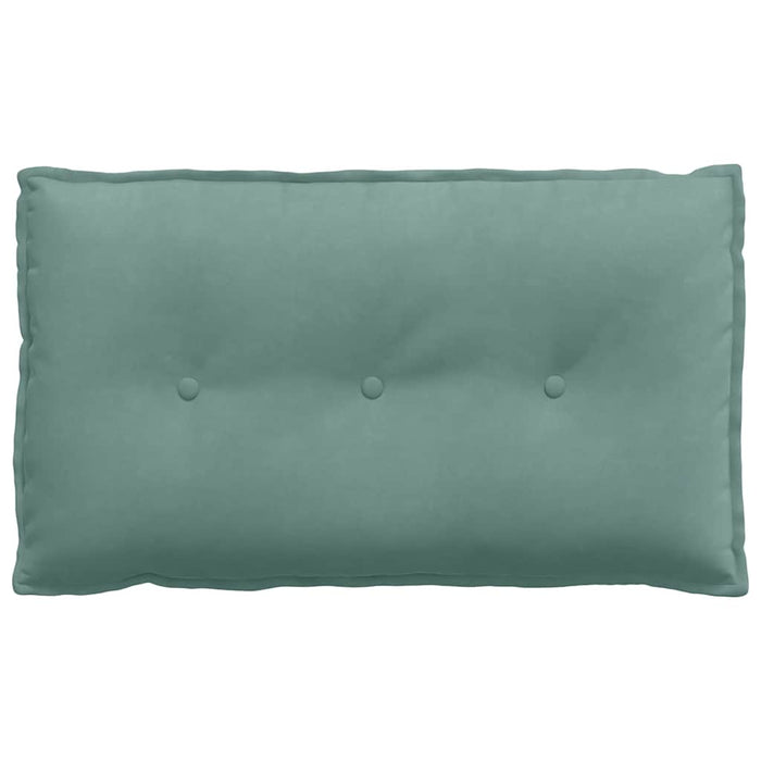Cuscino per Schiena Verde Mare 80 x 50 cm Tessuto in Cords 42014728