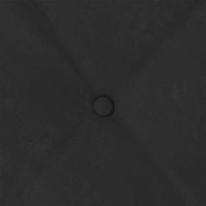 Cuscino per Schiena Nero 80 x 50 cm Tessuto in Microfibra 42014733