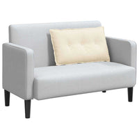 Cuscino per Schiena Crema 80 x 50 cm Tessuto in Cords 42014738