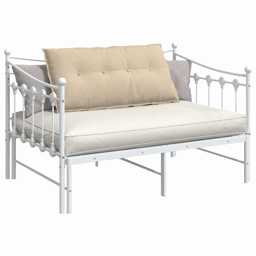 Cuscino per Schiena Crema 100 x 19 x 50 cm Tessuto 42014751