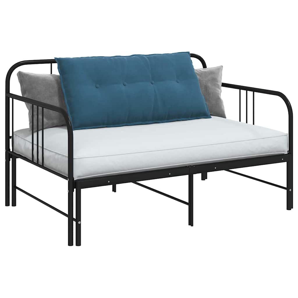 Cuscino per Schiena Blu 100 x 50 cm Tessuto in Cords 42014760