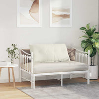 Cuscino per Schiena Crema 100 x 50 cm Tessuto in Cords 42014770