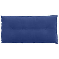 Cuscino per Schiena Blu Polizia 100 x 50 cm Tessuto in Cords 42014772