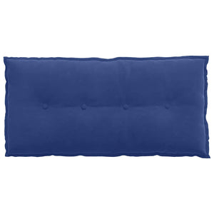 Cuscino per Schiena Blu Polizia 100 x 50 cm Tessuto in Cords 42014772