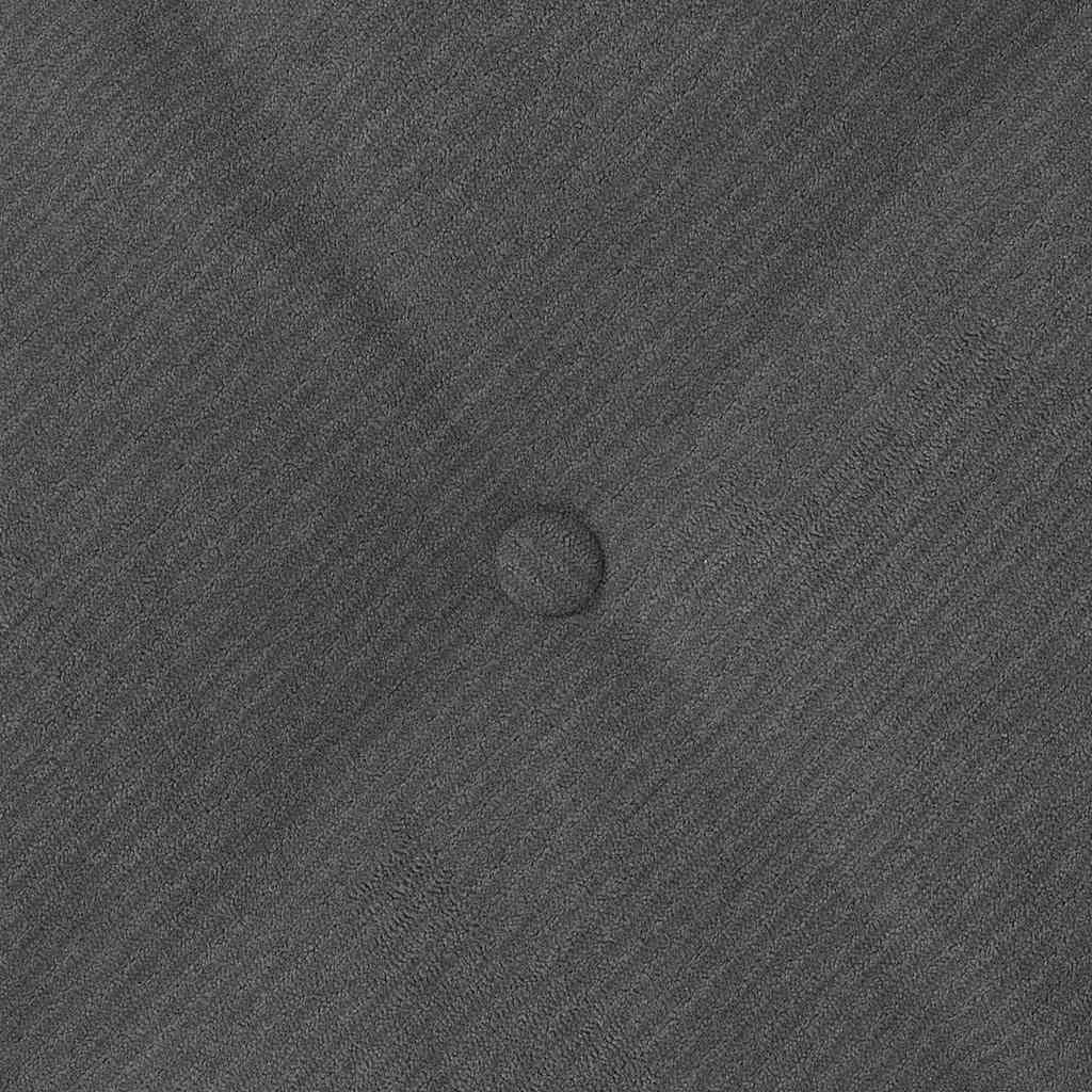 Cuscino per Schiena Grigio scuro 100 x 50 cm Tessuto in Cords 42014780