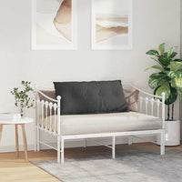 Cuscino per Schiena Grigio scuro 100 x 50 cm Tessuto in Cords 42014780