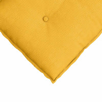 Cuscino per Schiena Giallo Chiaro 100 x 50 cm Tessuto in Cords 42014785