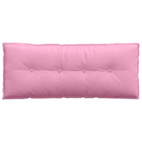 Cuscino per Schiena Rosa 120 x 19 x 50 cm Tessuto 42014802