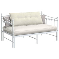 Cuscino per Schiena Crema 120 x 50 cm Tessuto in Cords 42014813