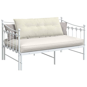 Cuscino per Schiena Crema 120 x 50 cm Tessuto in Cords 42014813