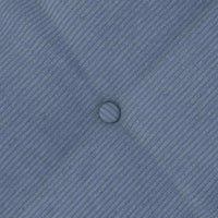 Cuscino per Schiena Blu 120 x 50 cm Tessuto in Cords 42014825