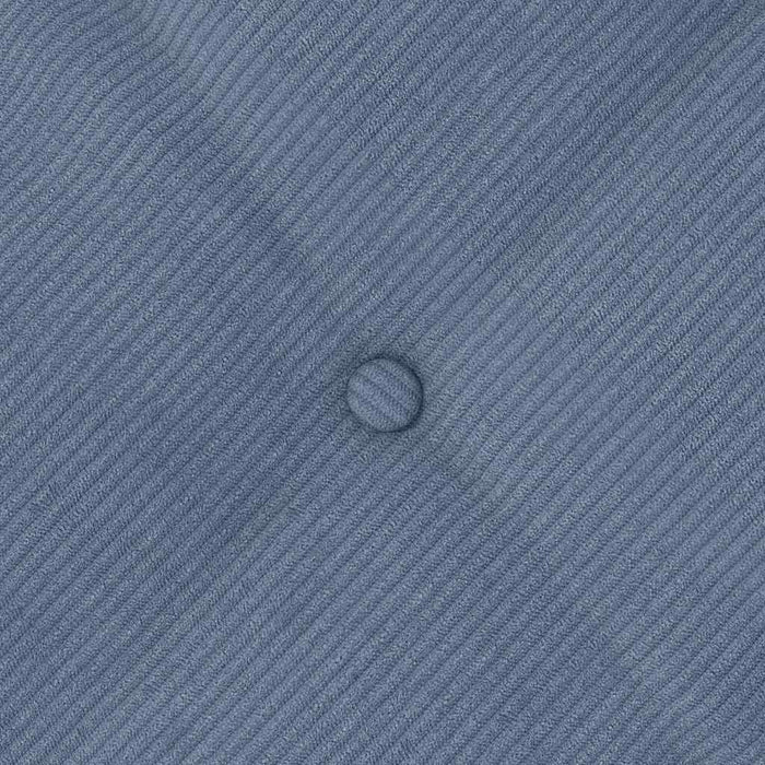 Cuscino per Schiena Blu 120 x 50 cm Tessuto in Cords 42014825