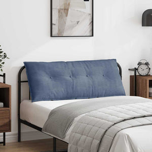 Cuscino per Schiena Blu 120 x 50 cm Tessuto in Cords 42014825