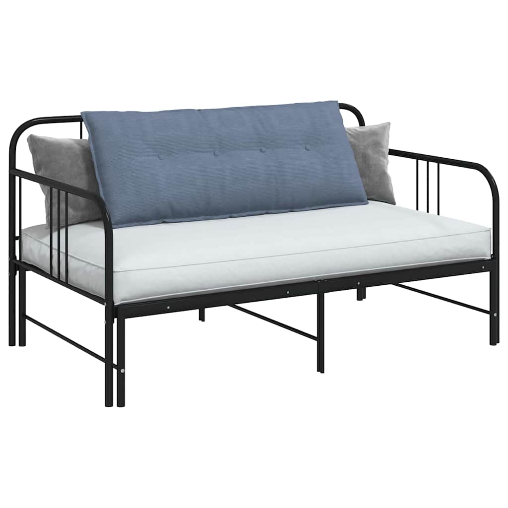 Cuscino per Schiena Blu 120 x 50 cm Tessuto in Cords 42014825