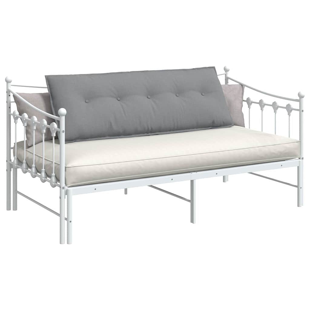 Cuscino per Schiena Grigio chiaro 140 x 19 x 50 cm Tessuto 42014830