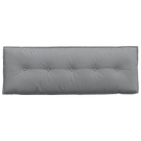 Cuscino per Schiena Grigio chiaro 140 x 19 x 50 cm Tessuto 42014830