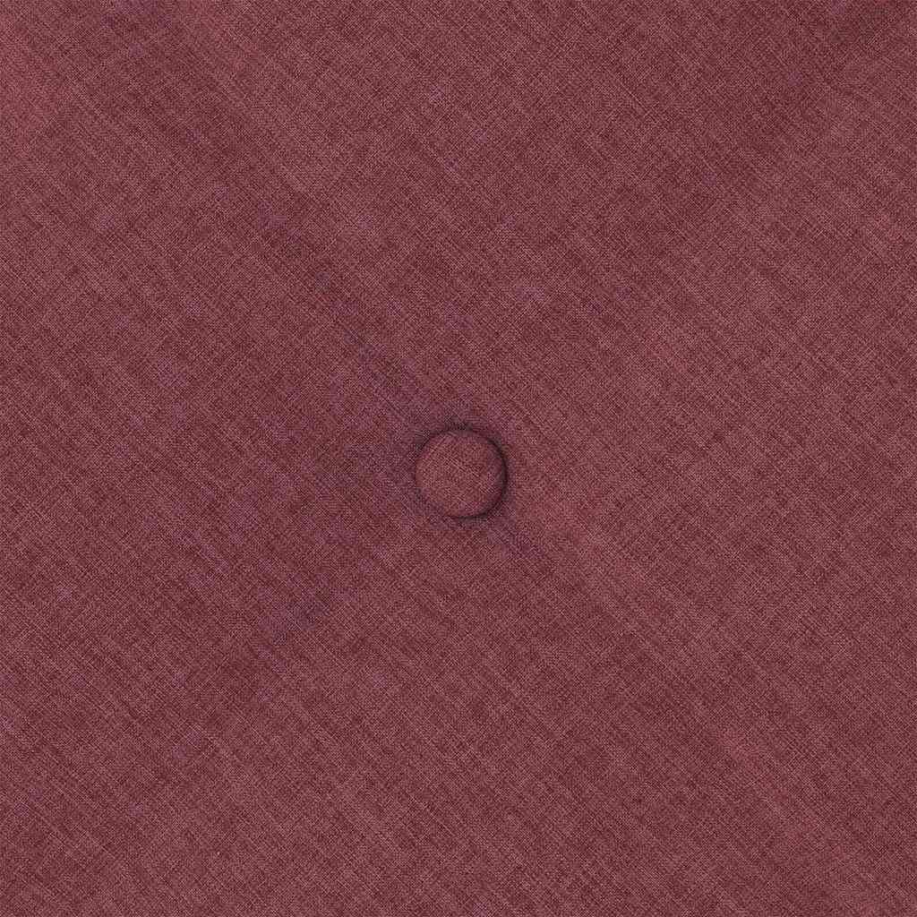 Cuscino per Schiena Rosso Vino 140 x 19 x 50 cm Tessuto 42014833