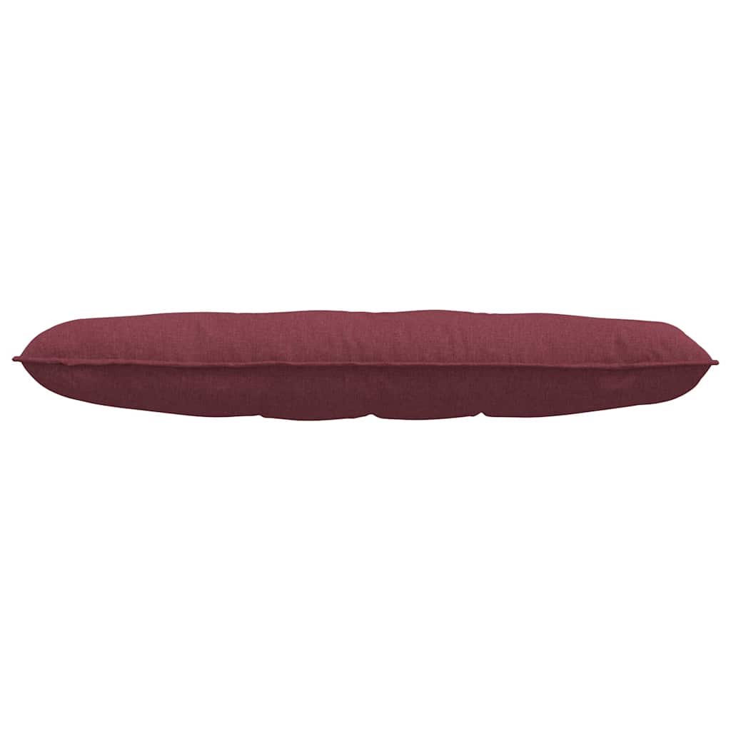 Cuscino per Schiena Rosso Vino 140 x 19 x 50 cm Tessuto 42014833