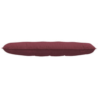 Cuscino per Schiena Rosso Vino 140 x 19 x 50 cm Tessuto 42014833