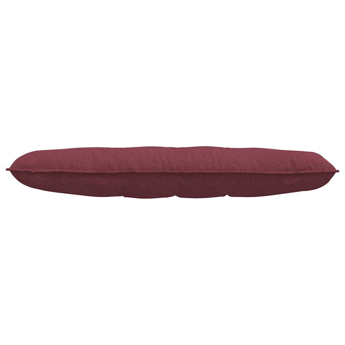 Cuscino per Schiena Rosso Vino 140 x 19 x 50 cm Tessuto 42014833