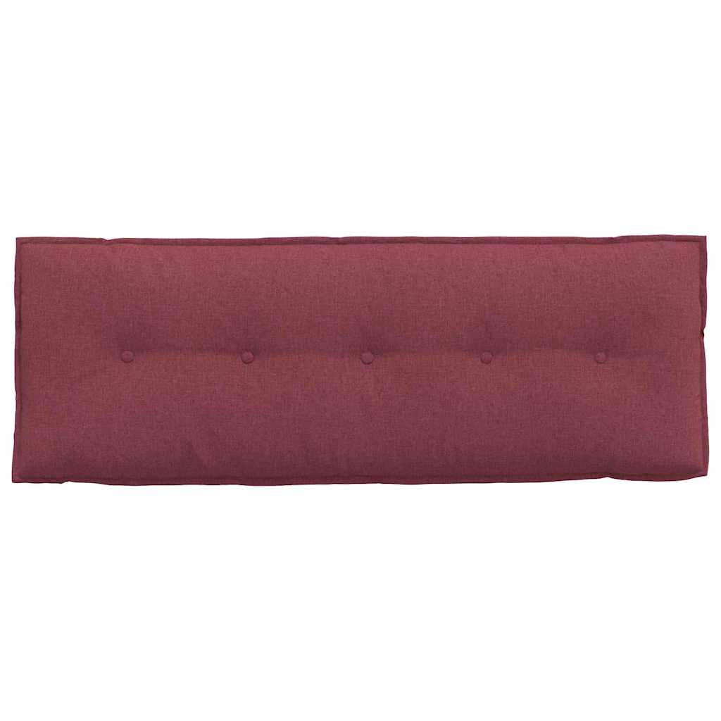Cuscino per Schiena Rosso Vino 140 x 19 x 50 cm Tessuto 42014833