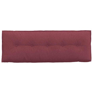 Cuscino per Schiena Rosso Vino 140 x 19 x 50 cm Tessuto 42014833