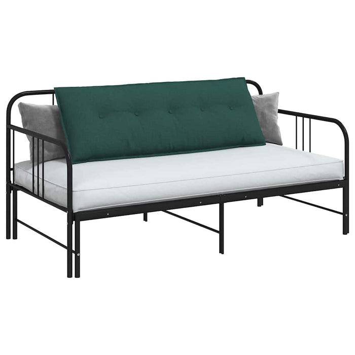 Cuscino per Schiena Verde Scuro 140 x 19 x 50 cm Tessuto 42014835