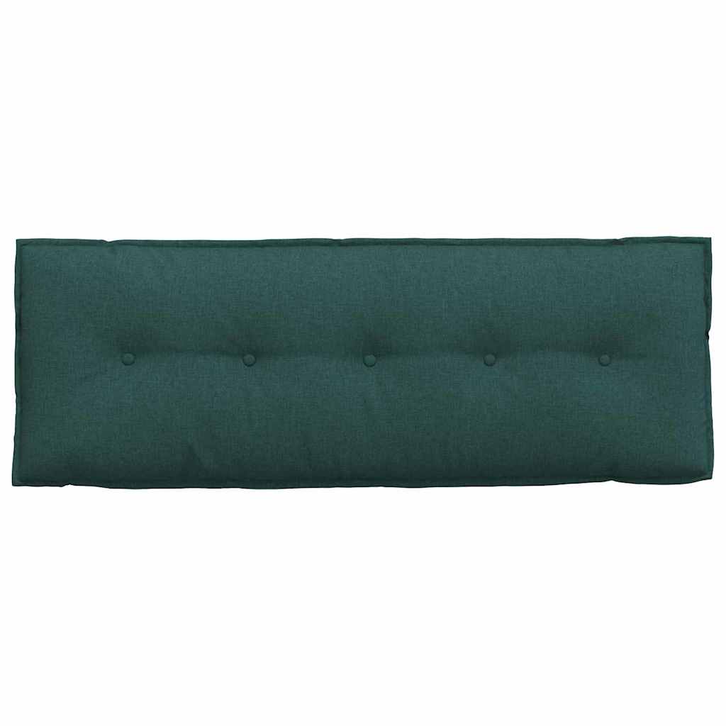 Cuscino per Schiena Verde Scuro 140 x 19 x 50 cm Tessuto 42014835