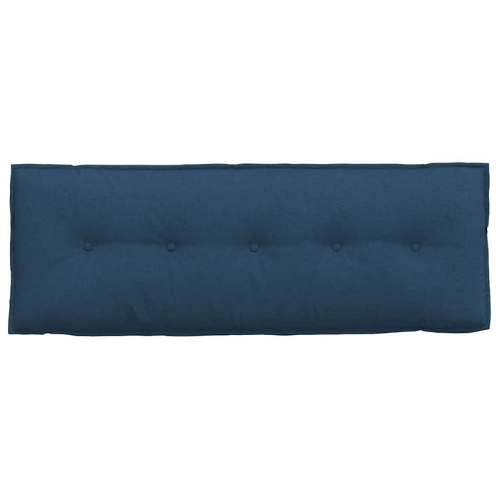 Cuscino per Schiena Blu 140 x 19 x 50 cm Tessuto 42014838