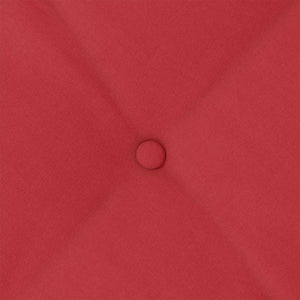 Cuscino per Schiena Rosso 140 x 19 x 50 cm Tessuto 42014842