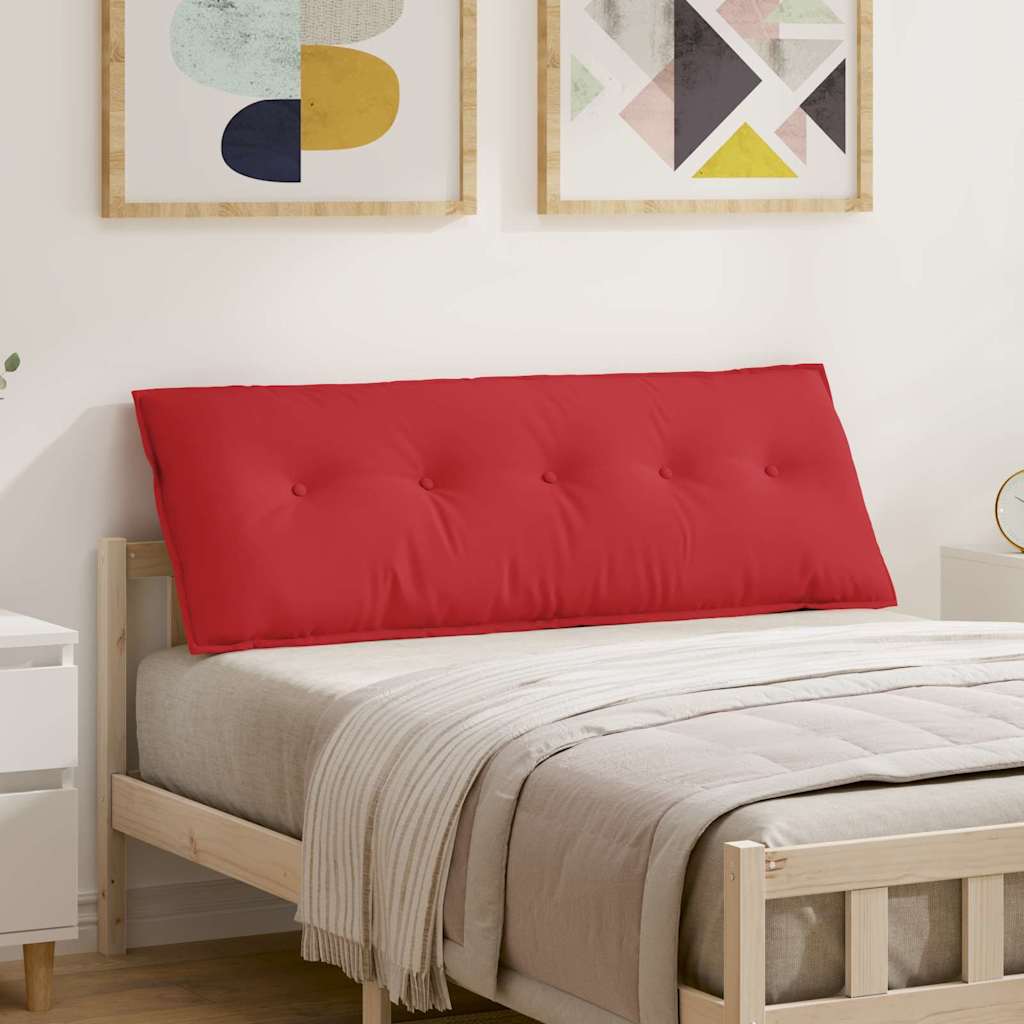 Cuscino per Schiena Rosso 140 x 19 x 50 cm Tessuto 42014842