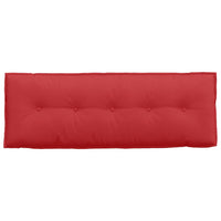 Cuscino per Schiena Rosso 140 x 19 x 50 cm Tessuto 42014842