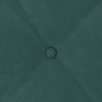 Cuscino per Schiena Verde Scuro 140 x 50 cm Tessuto in Cords 42014849