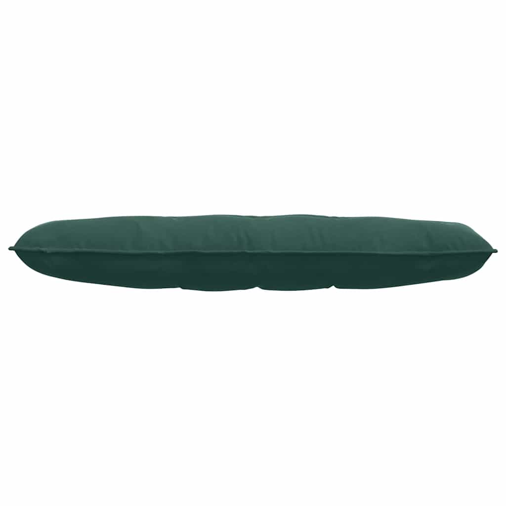 Cuscino per Schiena Verde Scuro 140 x 50 cm Tessuto in Cords 42014849