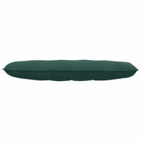 Cuscino per Schiena Verde Scuro 140 x 50 cm Tessuto in Cords 42014849