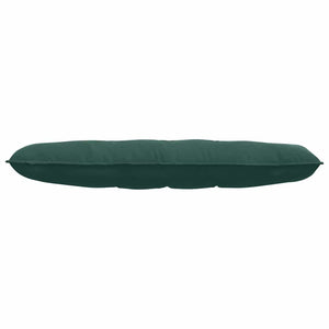 Cuscino per Schiena Verde Scuro 140 x 50 cm Tessuto in Cords 42014849