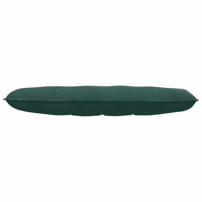 Cuscino per Schiena Verde Scuro 140 x 50 cm Tessuto in Cords 42014849