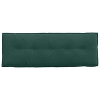 Cuscino per Schiena Verde Scuro 140 x 50 cm Tessuto in Cords 42014849