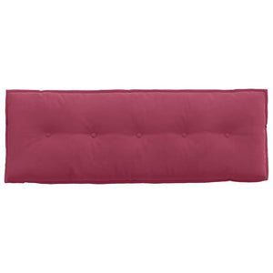 Cuscino per Schiena Rosso Vino 140 x 50 cm Tessuto in Cords 42014852