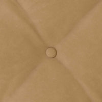 Cuscino per Schiena Marrone 140 x 50 cm Tessuto in Cords 42014855