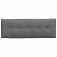 Cuscino per Schiena Grigio scuro 140 x 50 cm 42014861