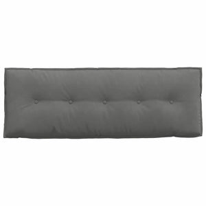 Cuscino per Schiena Grigio scuro 140 x 50 cm 42014861