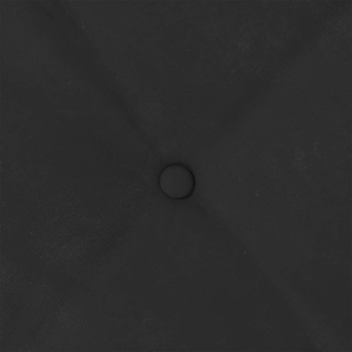 Cuscino per Schiena Nero 140 x 50 cm Tessuto in Microfibra 42014862